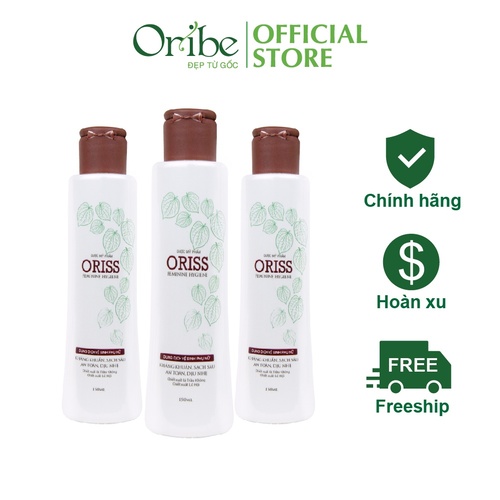 Combo 3 Dung Dịch Vệ Sinh Phụ Nữ Oribe Dịu Nhẹ Hỗ Trợ Khử Mùi, Không Gây Khô Rát - 450ml