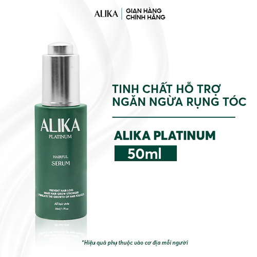 Tinh Chất Hỗ Trợ Nuôi Dưỡng Và Phục Hồi Tóc Alika Platinum Hairful Serum 50ml