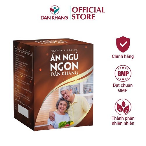 Viên Uống Ăn Ngủ Ngon Dân Khang Giúp Ăn Ngon Miệng Giúp Ngủ Ngon Và Sâu Giấc - Hộp 60 Viên