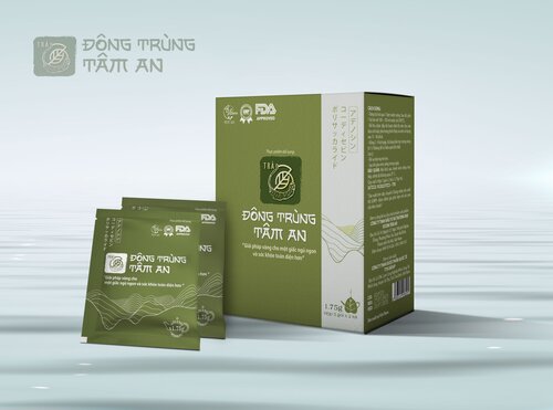 Trà Thảo Mộc Đông Trùng Tâm An Hỗ Trợ Giấc Ngủ 120g (10 Gói)