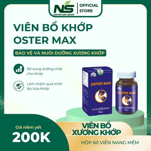 Viên Bổ Xương Khớp Nguyên Sinh Group OSTER MAX Hộp 60 Viên