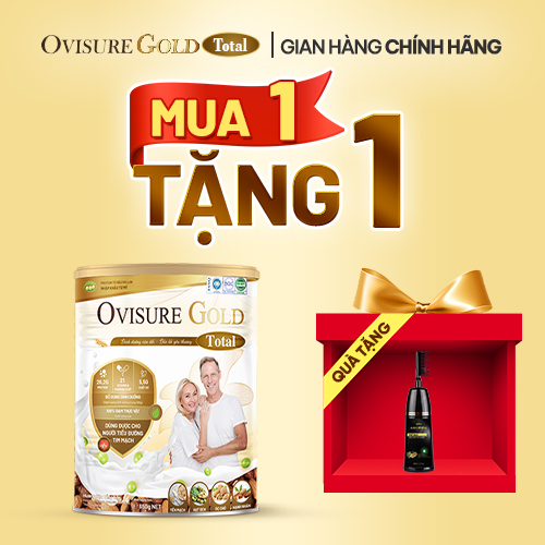 [COMBO KHỞI NGHIỆP] Mua 01 Hộp Ovisure Gold Total Tặng 01 Hộp Dầu Gội Phủ Bạc Alika