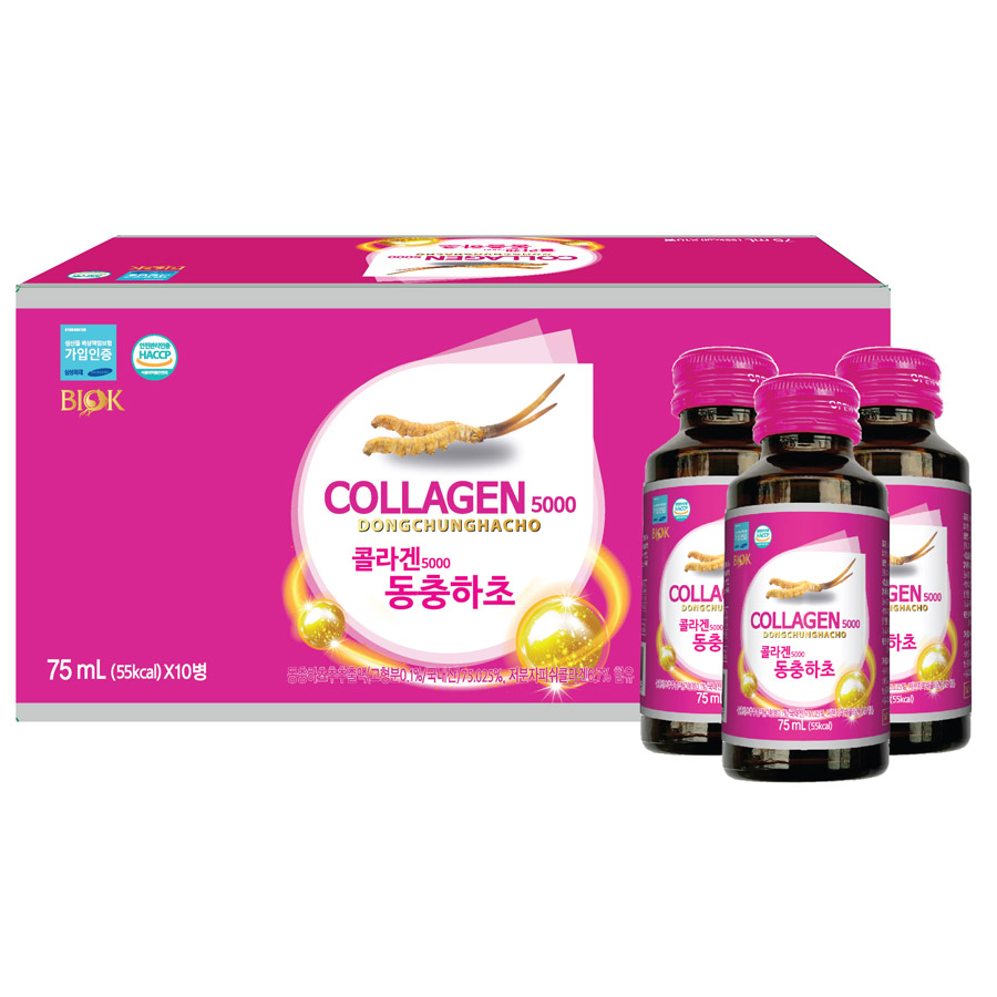 Nước Uống Collagen5000 Đông Trùng BIOK