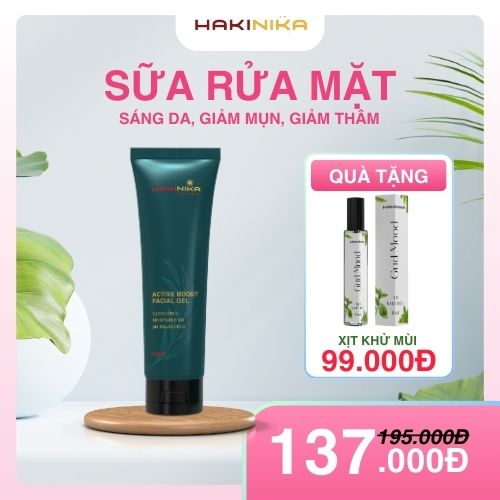 SỮA RỬA MẶT GIẢM MỤN, SÁNG DA HAKINIKA 80ML – SẠCH SÂU, DỊU NHẸ, ĐỀU MÀU DA, CẤP ẨM HIỆU QUẢ